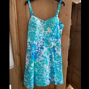 Blue, Green, and Yellow Lilly Pulitzer Dress
